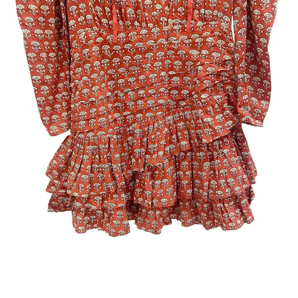 Anna Cate Honey on Miami Isabella Dress Red/Geko Women’s Size Small - Picture 8 of 12